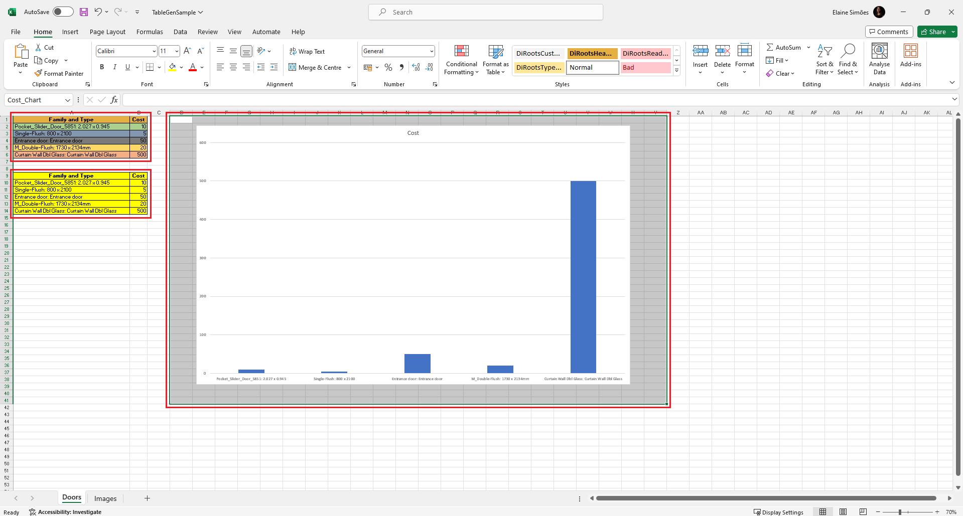 TableGen selecting data to import